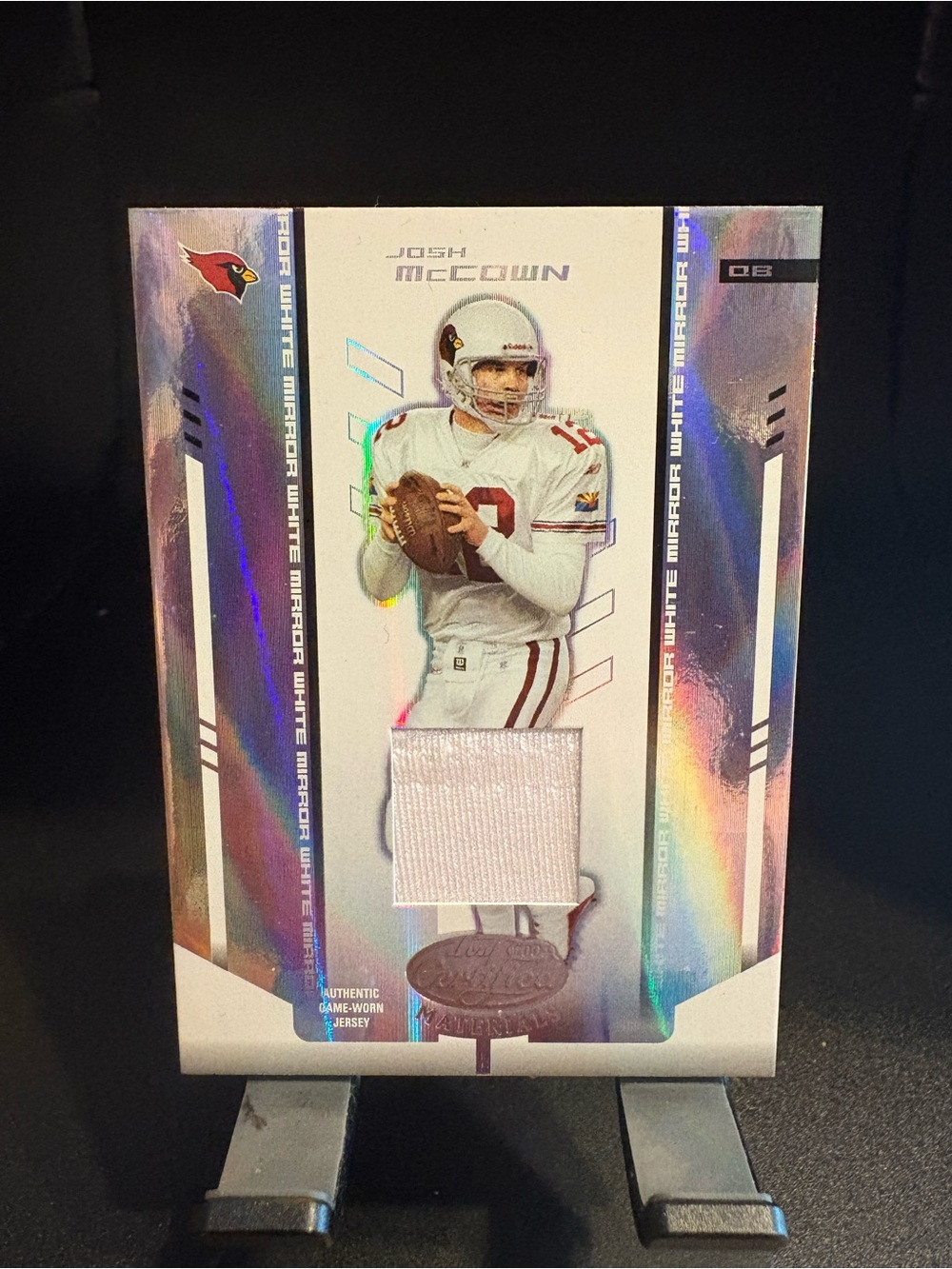 Josh McCown Arizona Cardinals Mirror Patch Rookie Card